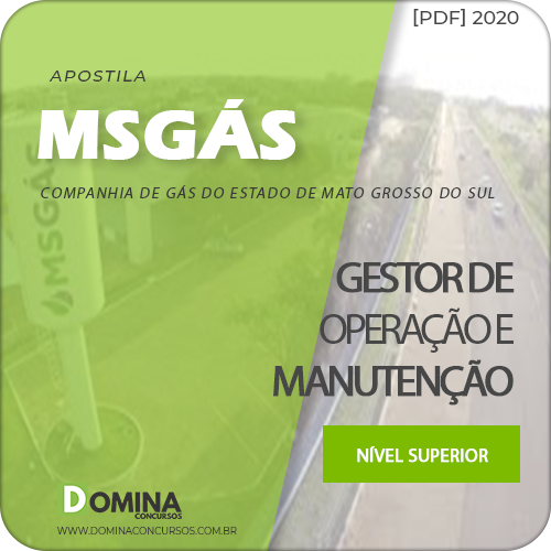 Apostila Concurso MSGáS 2020 Gestor Operação Manutenção
