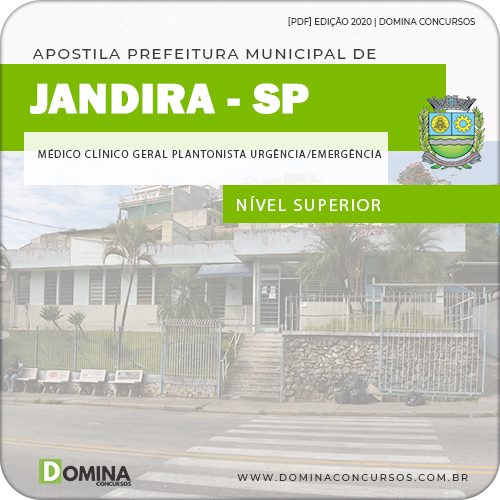 Apostila Jandira SP 2020 Médico Clínico Plantonista Emergência