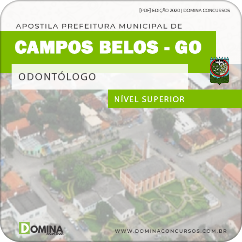 Apostila Concurso Público Pref Codó MA 2020 Odontólogo