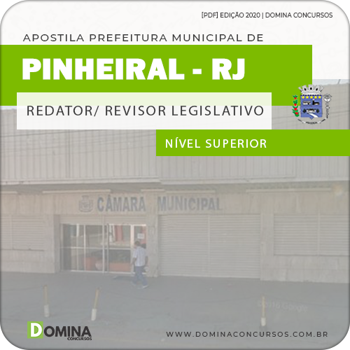 Apostila Câmara Pinheiral 2020 Redador Revisor Legislativo