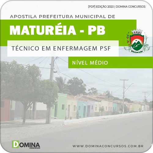 Apostila Pref Maturéia PB 2020 Técnico em Enfermagem PSF