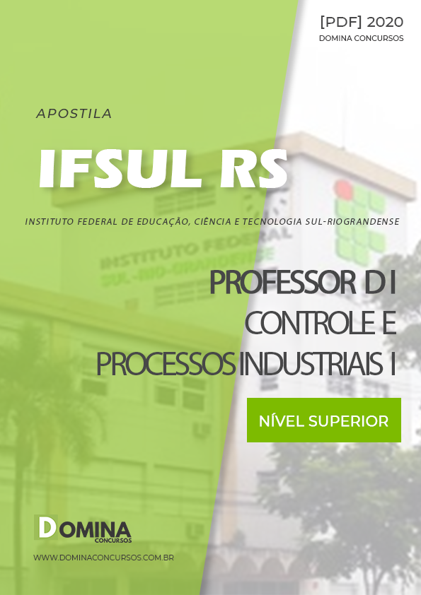 Apostila IFSUL RS 2020 Professor D I Controle Processos Industriais I