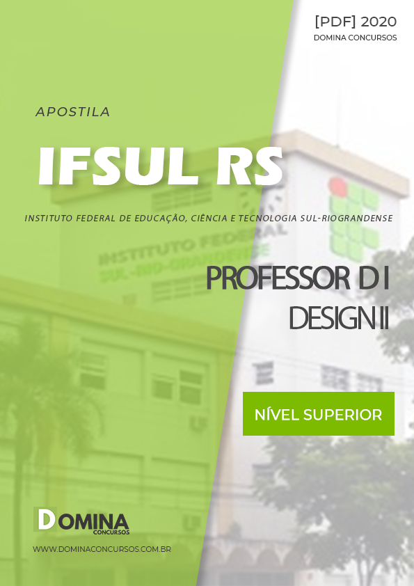 Apostila Concurso IFSUL RS 2020 Professor D I Design II