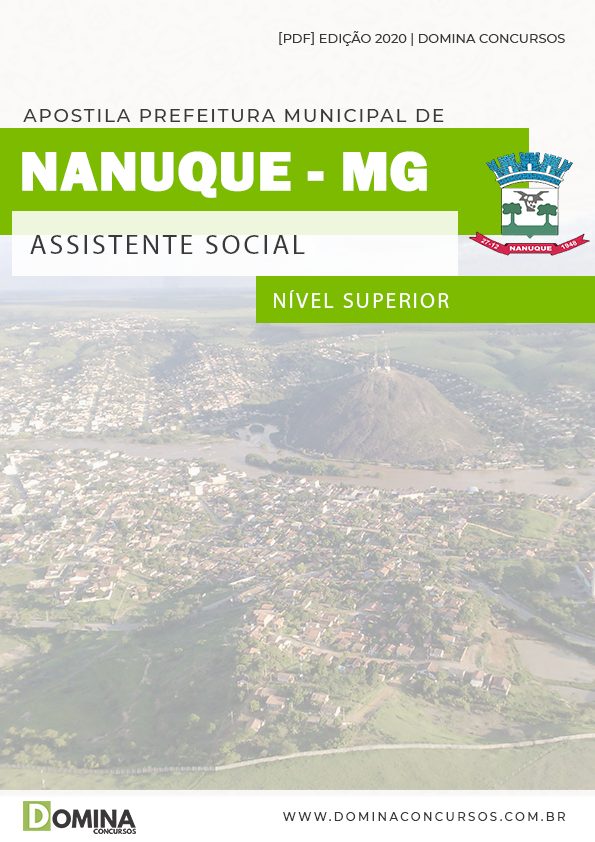 Apostila Concurso Pimenta MG 2020 Assistente Social