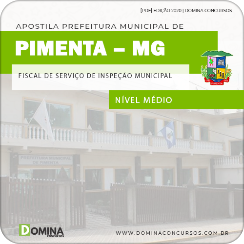 Apostila Concurso Pimenta MG 2020 Fiscal de Serviços Inspeção