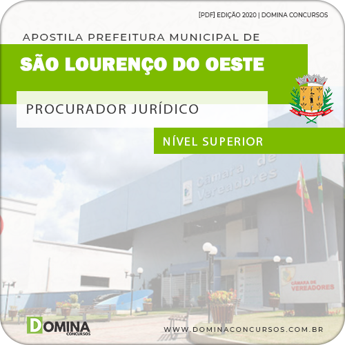 Apostila Câmara São João Batista MA 2020 Procurador Jurídico