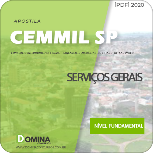 Apostila Cemmil Mogi Guaçu SP 2020 Serviços Gerais