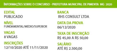 Apostila Concurso Pimenta MG 2020 Fiscal Meio Ambiente