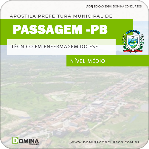Apostila Pref Passagem PB 2020 Técnico em Enfermagem
