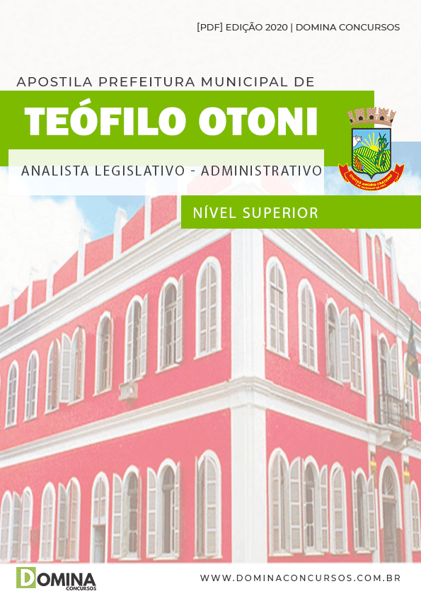 Apostila Teófilo Otoni 2020 Analista Legislativo Administrativo