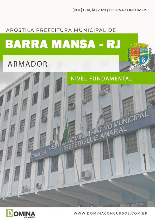 Capa Concurso Prefeitura Barra Mansa RJ 2020 Armador