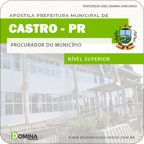 Apostila Pref Castro PR 2020 Procurador do Município