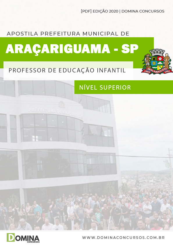 Apostila Pref Araçariguama SP 2021 Prof Educação Infantil