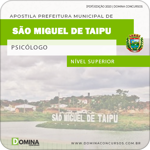 Apostila Pref São Miguel de Taipu PB 2020 Psicólogo Clínico