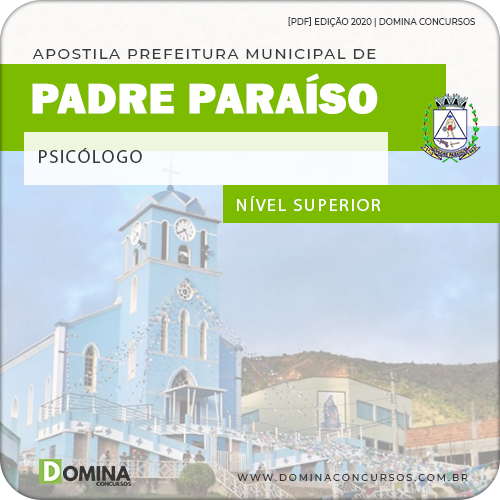 Apostila Concurso Pref Padre Paraíso MG 2020 Psicólogo