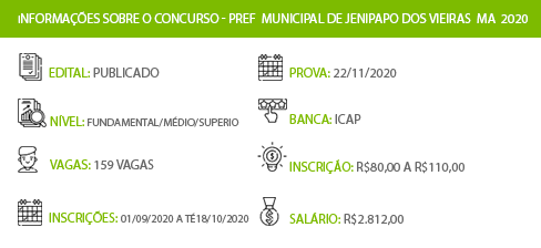 Apostila Jenipapo dos Vieiras MA 2020 Ensino Fundamental