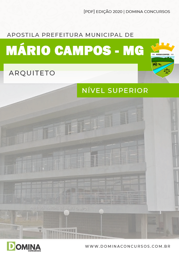 Apostila Concurso Pref Mário Campos MG 2020 Arquiteto