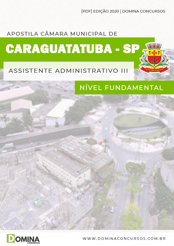 Apostila Câmara Caraguatatuba SP 2020 Ass Administrativo II