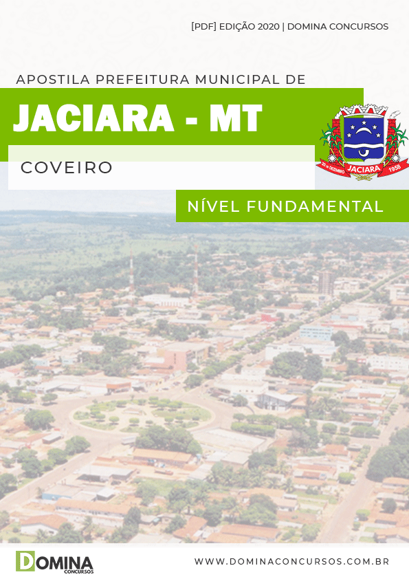 Apostila Concurso Prefeitura Jaciara MT 2020 Coveiro