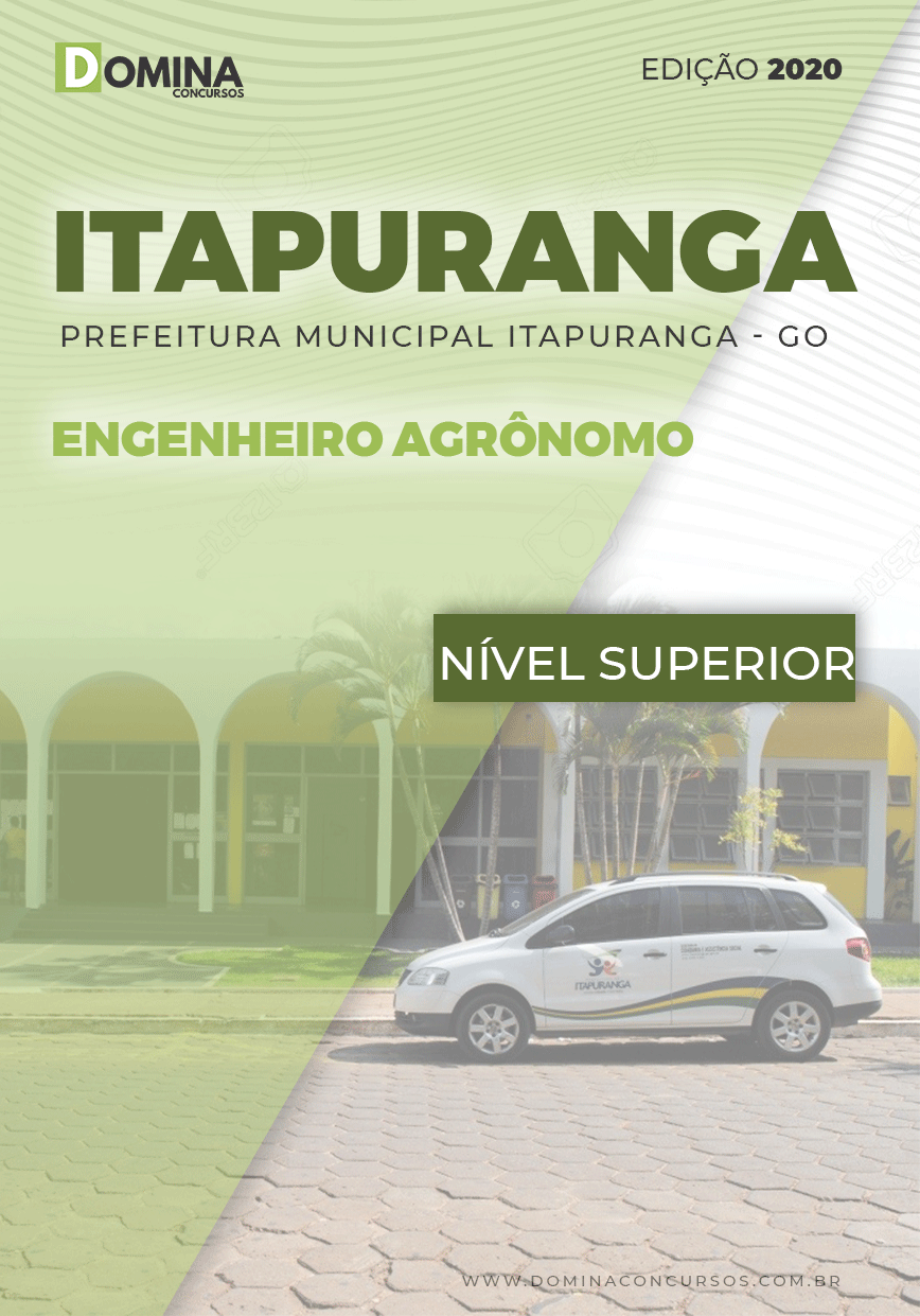 Apostila Pref Itapuranga GO 2020 Engenheiro Agrônomo