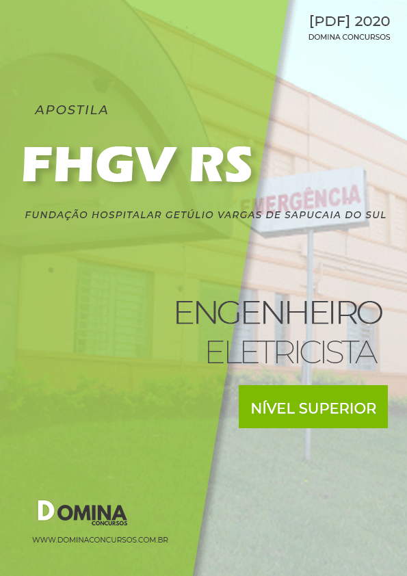 Apostila Concurso FHGV RS 2020 Engenheiro Eletricista