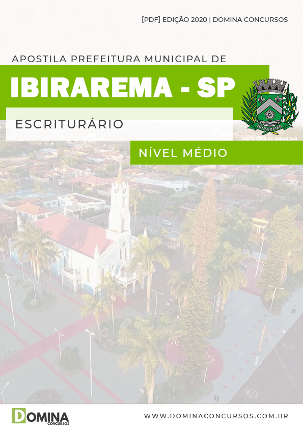 Apostila Concurso Pref Ibirarema SP 2020 Escriturário