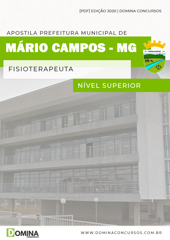 Apostila Pref Mário Campos MG 2020 Fisioterapeuta