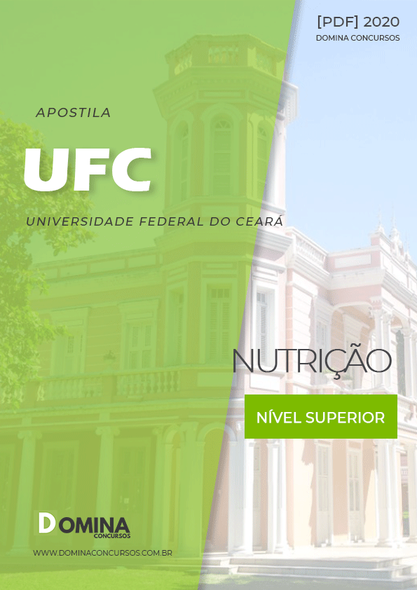 Apostila Processo Seletivo UFC 2020 Nutrição