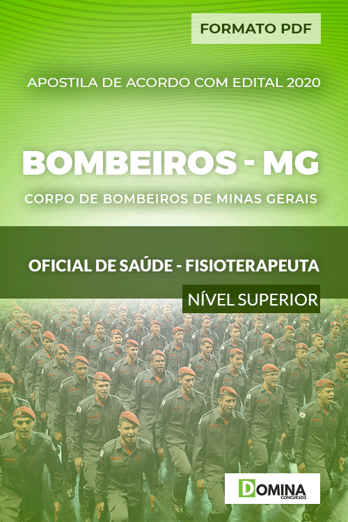 Apostila Bombeiros MG 2020 Oficial Saúde Fisioterapeuta