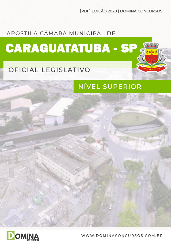 Apostila Câmara Caraguatatuba SP 2020 Oficial Legislativo