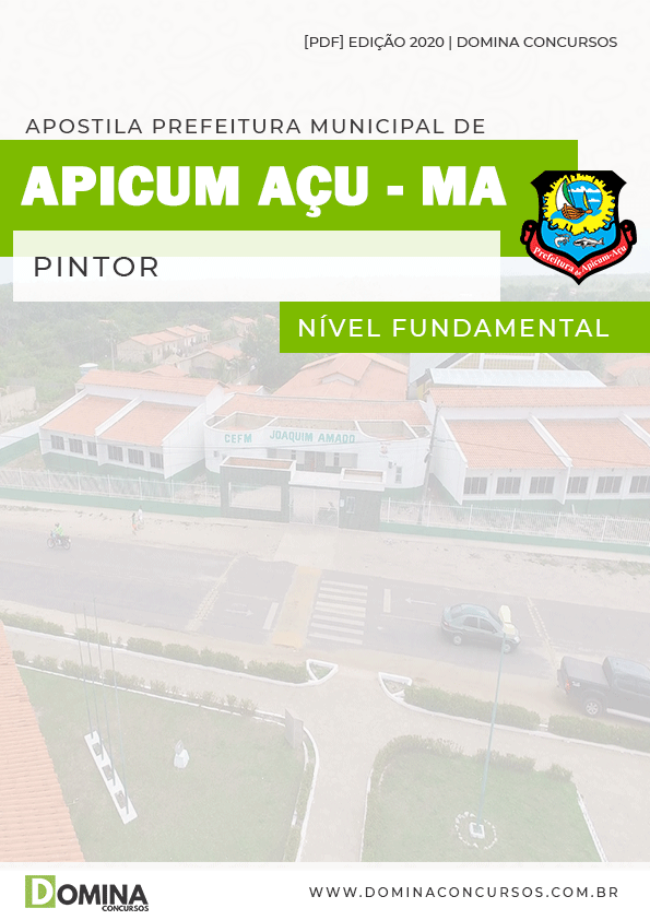 Apostila Concurso Pref Apicum Açu MA 2020 Pintor