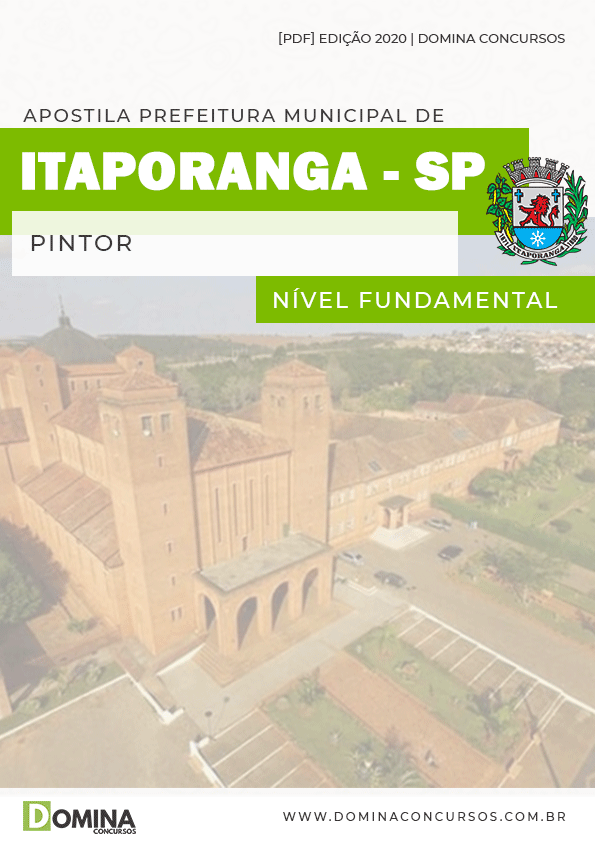 Apostila Concurso Pref Itaporanga SP 2020 Pintor