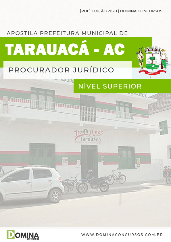 Apostila Pref Tarauacá AC 2020 Procurador Jurídico