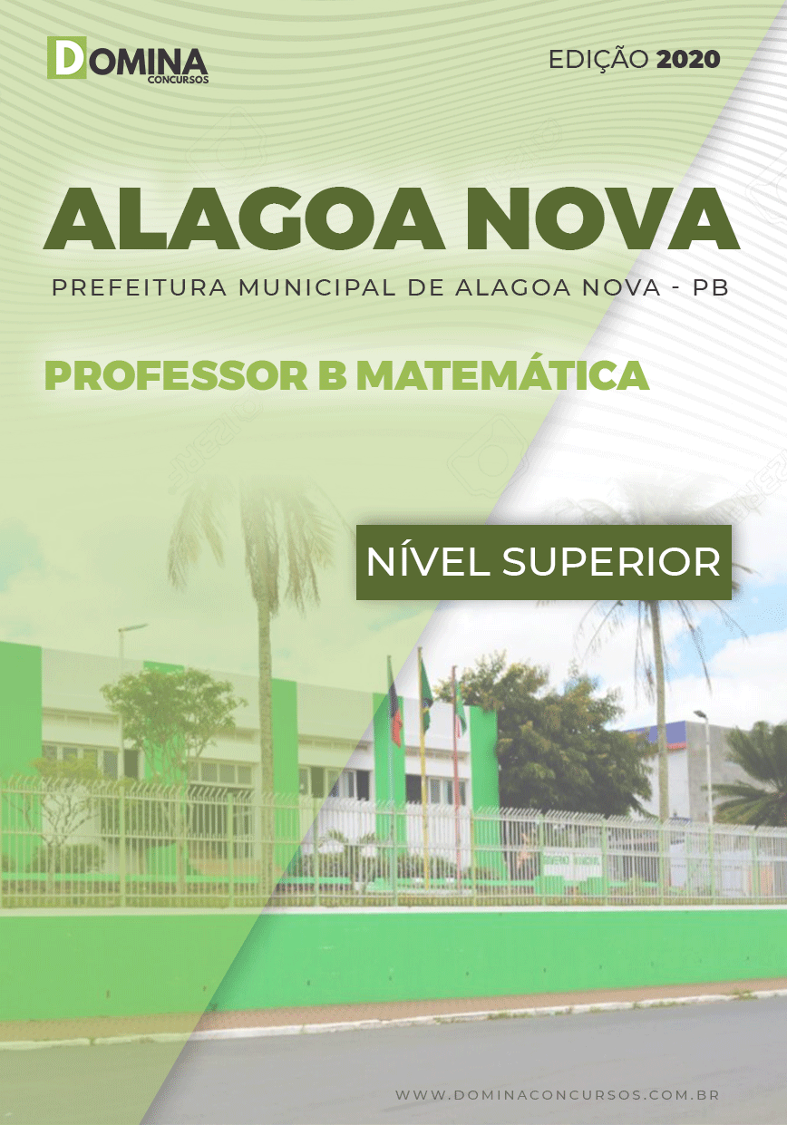 Apostila Alagoa Nova PB 2020 Professor C Matemática