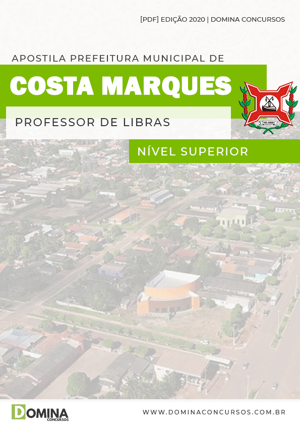 Apostila Pref Costa Marques 2020 Professor de Libras