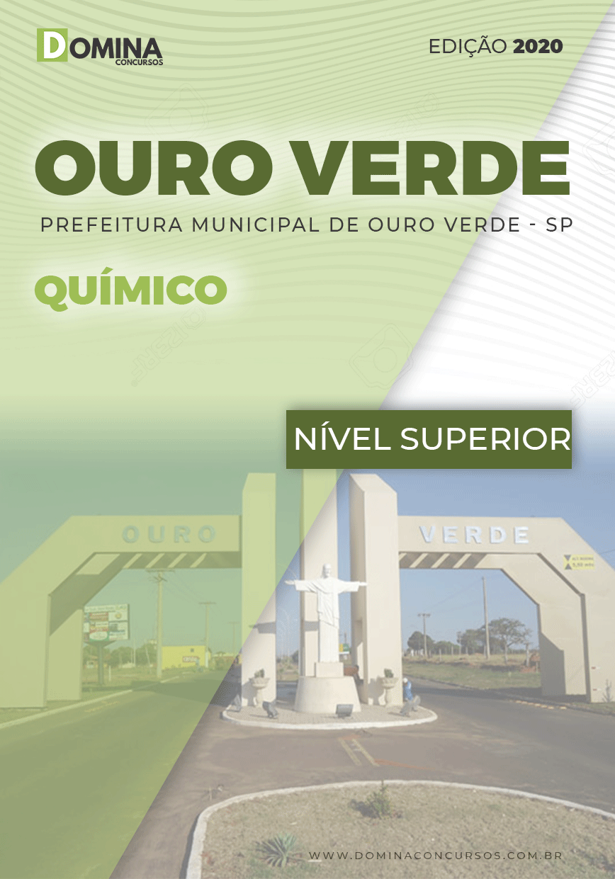 Apostila Concurso Pref Ouro Verde SP 2020 Químico