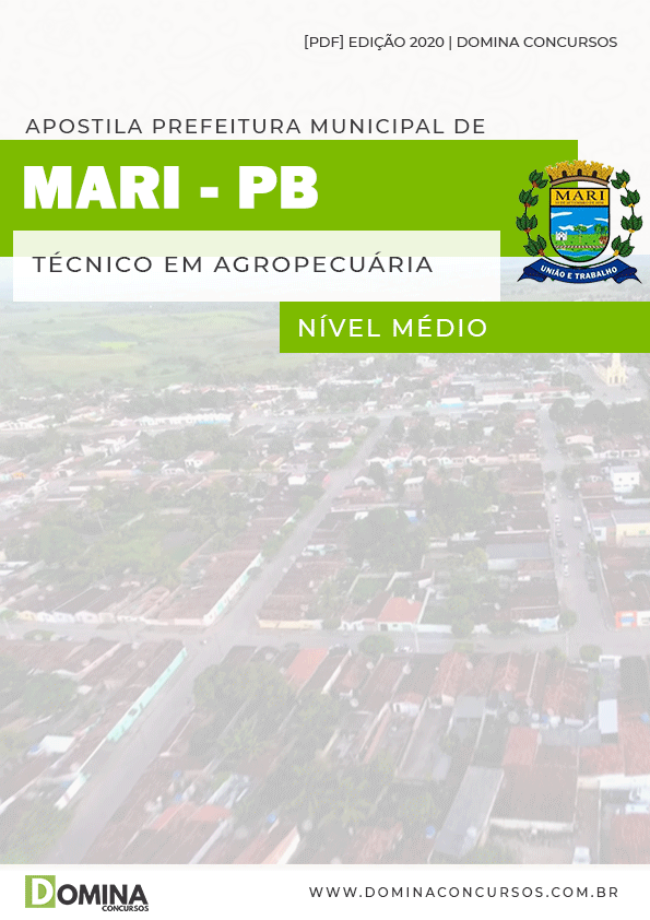 Apostila Concurso Pref Mari PB 2020 Técnico em Agropecuária