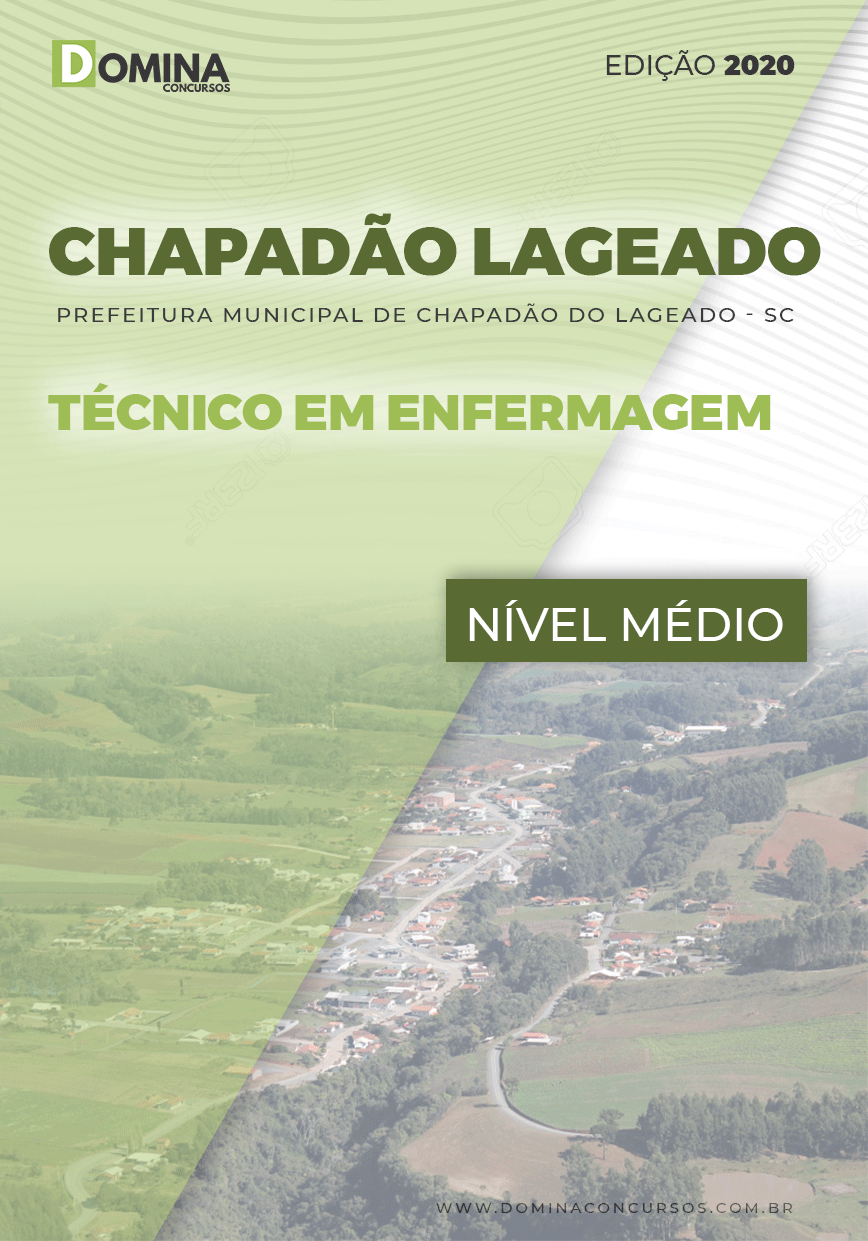 Apostila Chapadão do Lageado SC 2020 Técnico Enfermagem