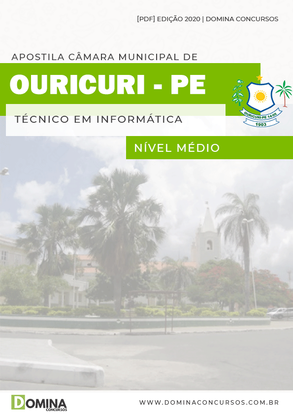 Apostila Câmara Ouricuri PE 2020 Técnico em Informática