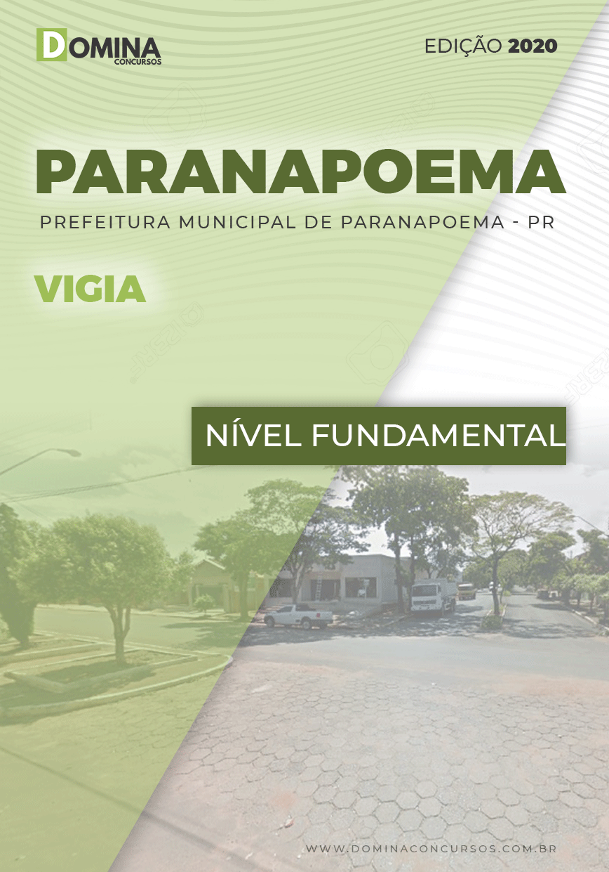 Apostila Concurso Pref Paranapoema PR 2020 Vigia