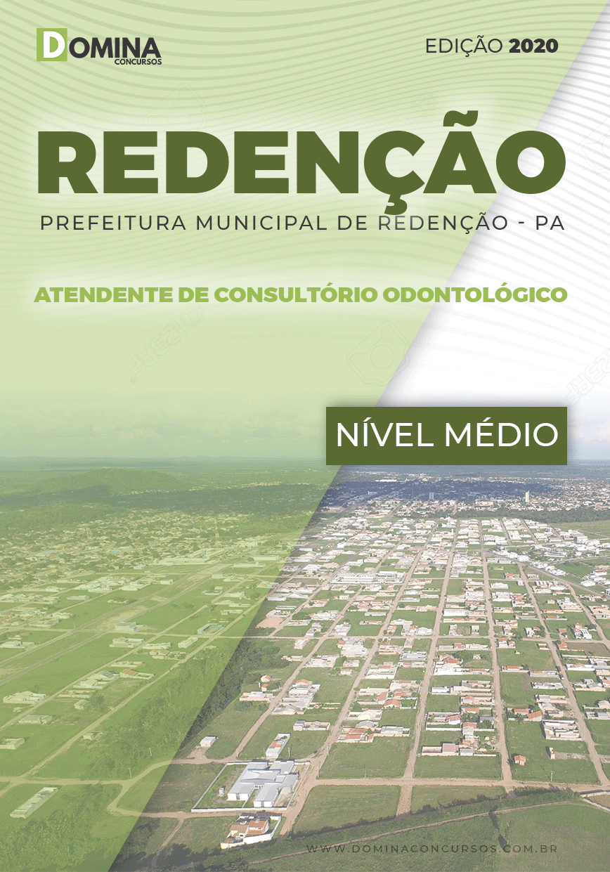 Apostila Pref Redenção PA 2020 Atendente Consultório Odontológico
