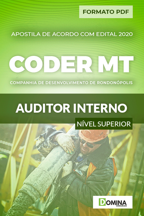 Apostila CODER MT 2020 Auditor Interno Controlador Interno