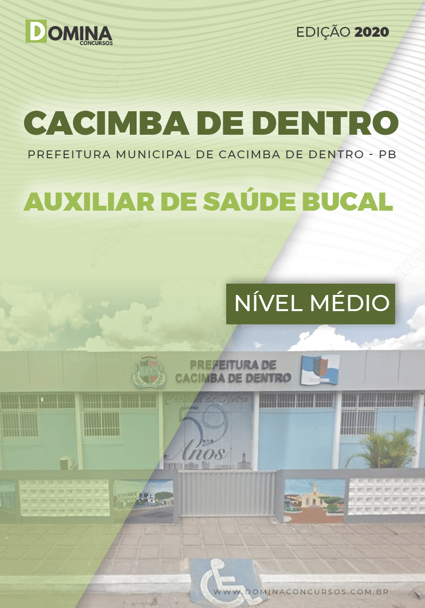 Apostila Pref Cacimba Dentro PB 2020 Auxiliar de Saúde Bucal