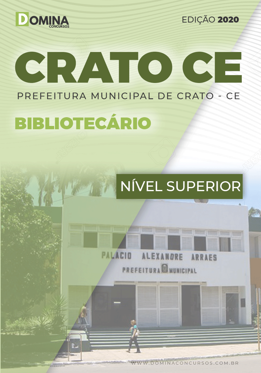 Apostila Concurso Público Pref Crato CE 2020 Bibliotecário
