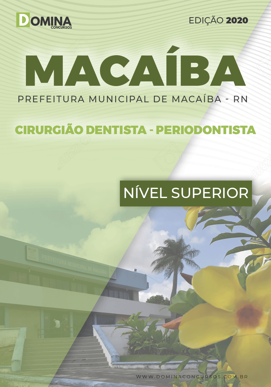 Apostila Pref Macaíba RN 2020 Cirurgião Dentista Periodontista