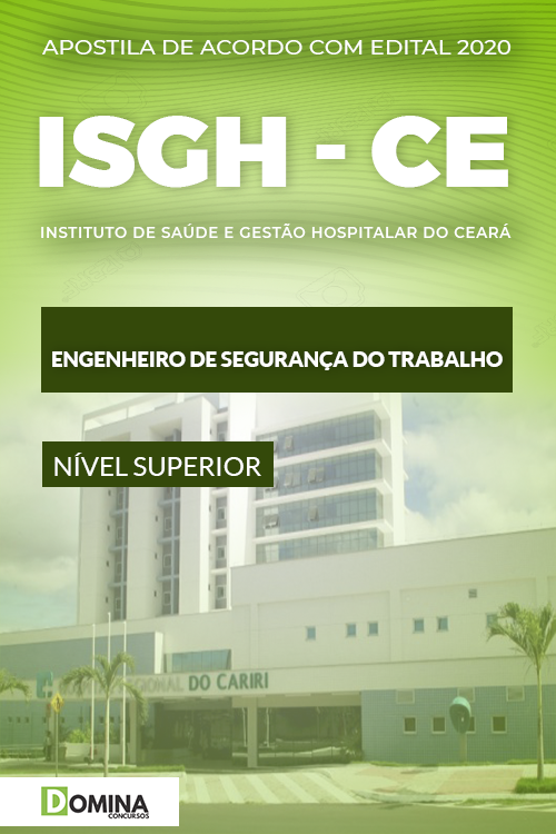 Apostila ISGH CE 2020 Engenheiro de Segurança do Trabalho