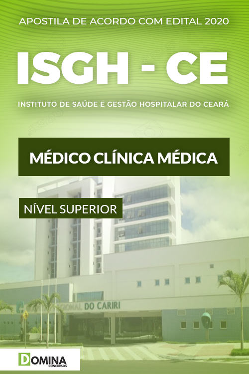 Apostila Concurso ISGH CE 2020 Médico do Trabalho
