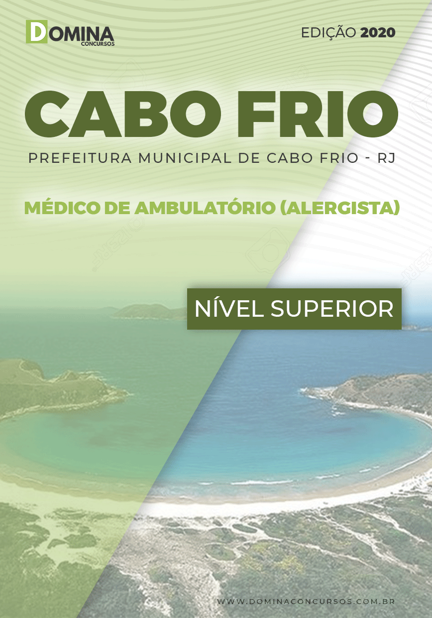 Apostila Pref Cabo Frio RJ 2020 Médico Ambulatório Alergista