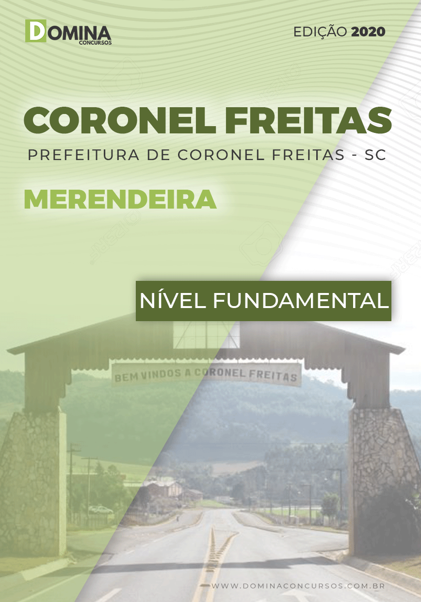 Apostila Concurso Coronel Freitas SC 2020 Merendeira