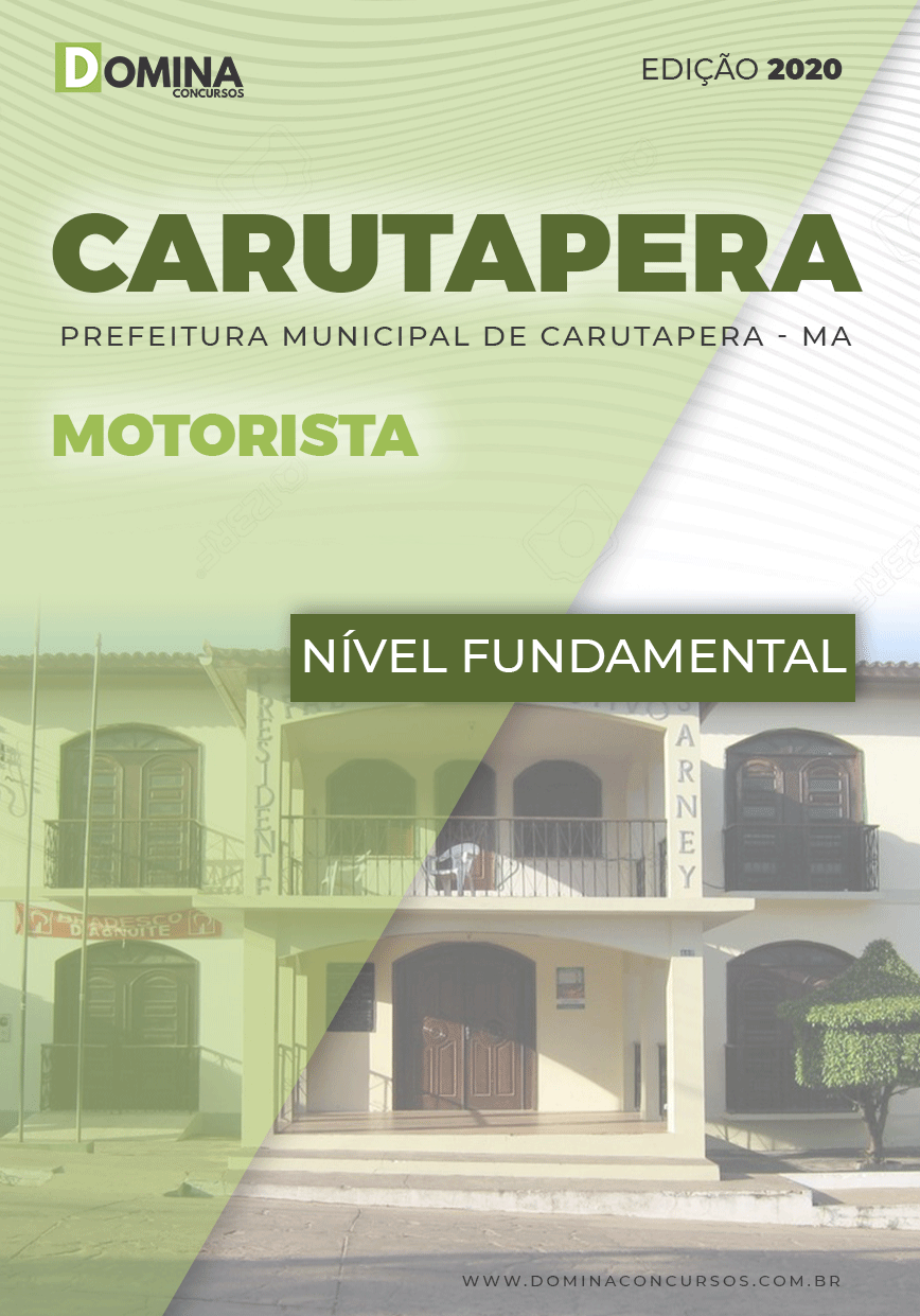 Apostila Concurso Pref Carutapera MA 2020 Motorista